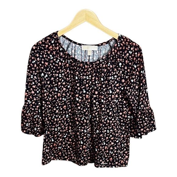 Michael Michael Kors blossom sleeve top with 3/4 length sleeves, size Small - Picture 2 of 5